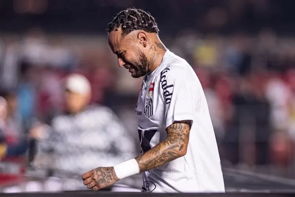 Neymar Menangis di Lapangan Usai Santos Dibantai 6-0, Manajer Langsung Dipecat