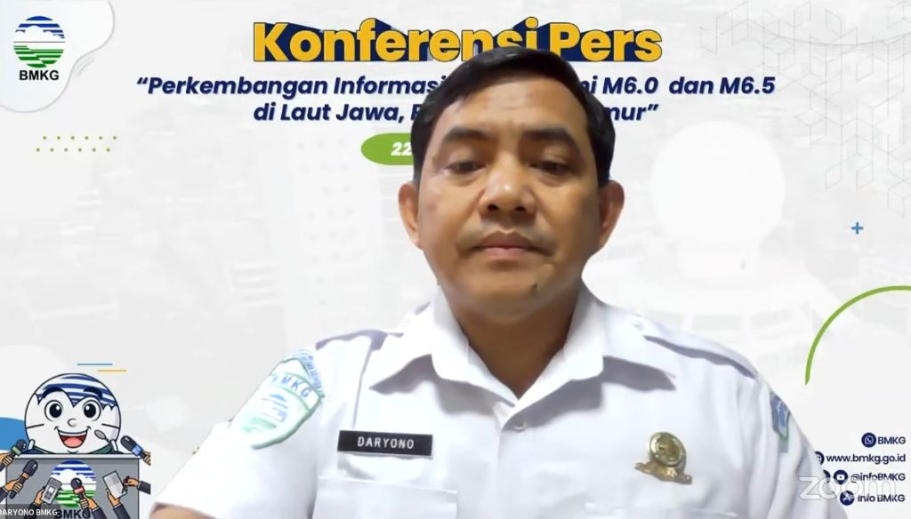 BMKG Catat Gempa Tuban Terjadi 64 Kali