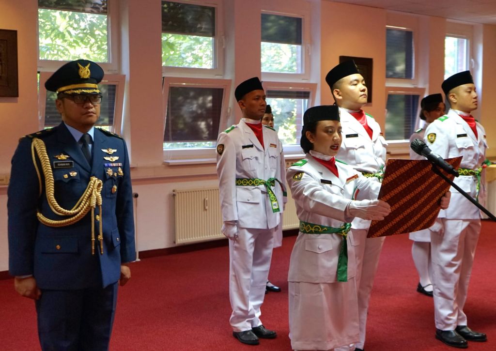 Dikukuhkan Duta Besar, Ini Profil Paskibra Indonesia di Berlin