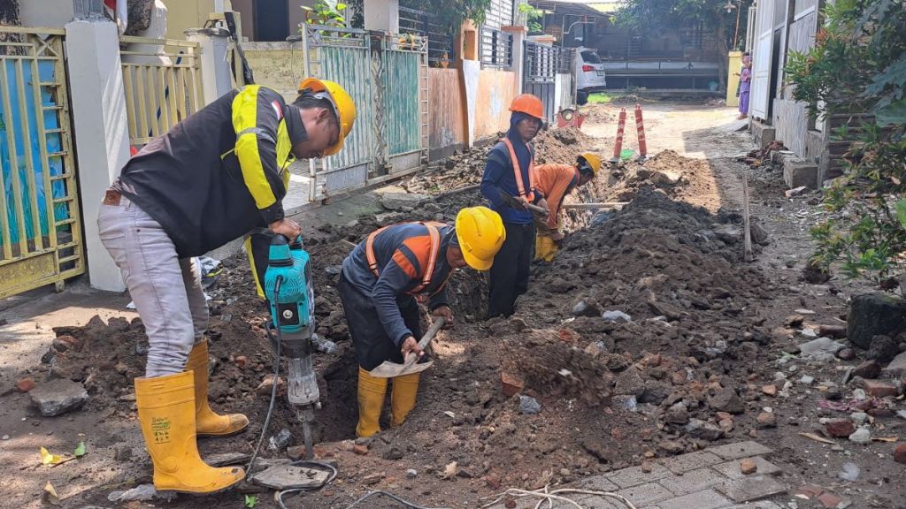 Penantian 15 Tahun Warga Kampung El Berkah Surabaya Teraliri PDAM Terjawab Sudah