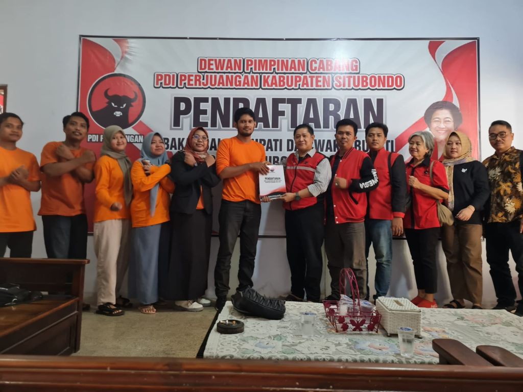 Dalam Sehari, Dua Bacabup Mendaftar ke PDIP Situbondo