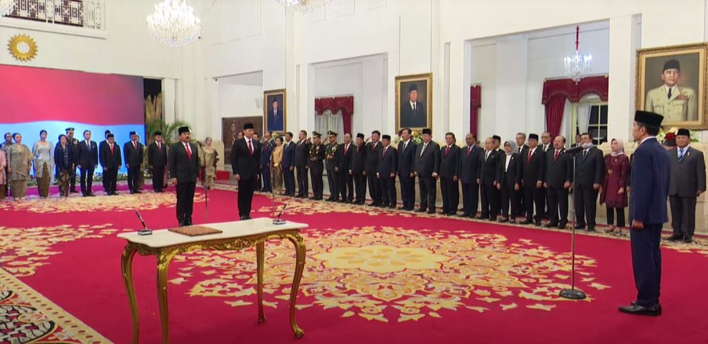AHY Menteri ATR/BPN, Hadi Tjahjanto Menko Polhukam