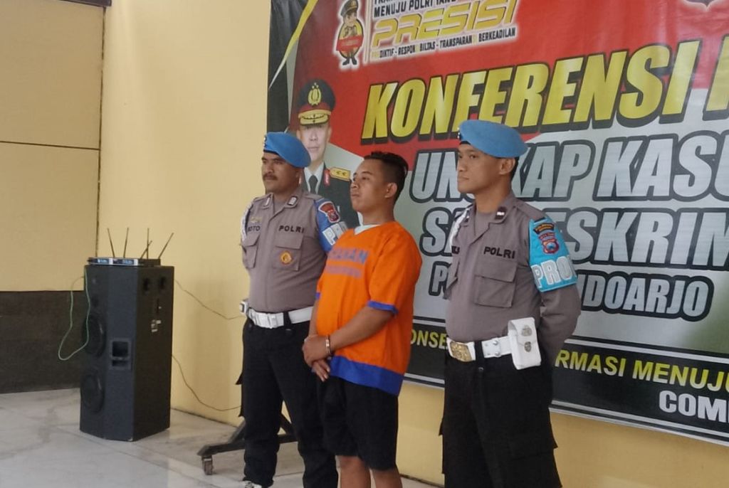 Pembunuhan Wanita di Sidoarjo Direncanakan Suaminya, Chat Mesra Jadi Petaka
