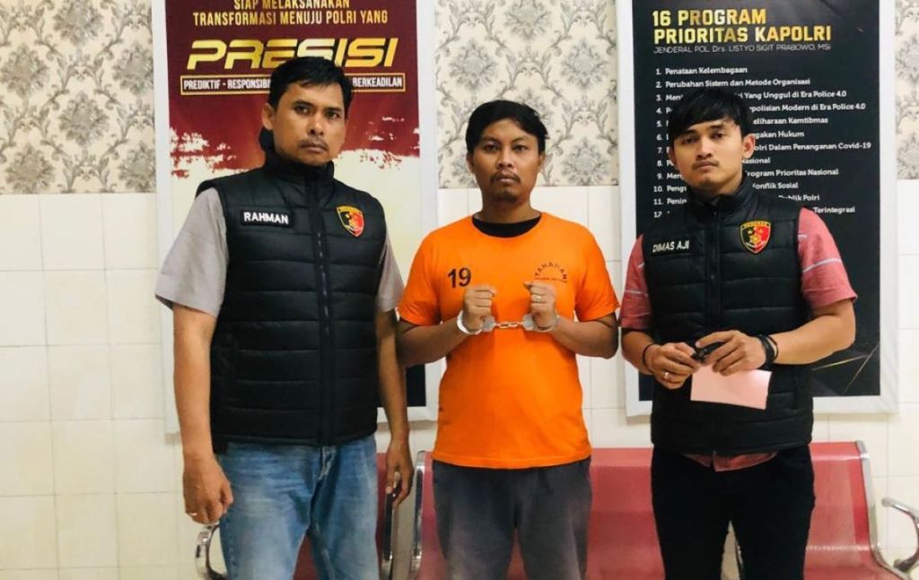 Pemuda Surabaya Gasak Motor Tetangga