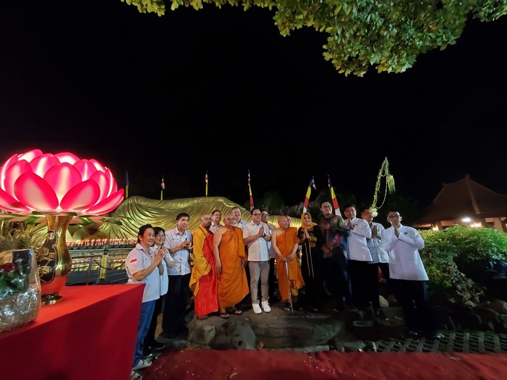 Mengintip Persiapan Puncak Perayaan Waisak 2024 di Maha Vihara Mojopahit, Mojokerto