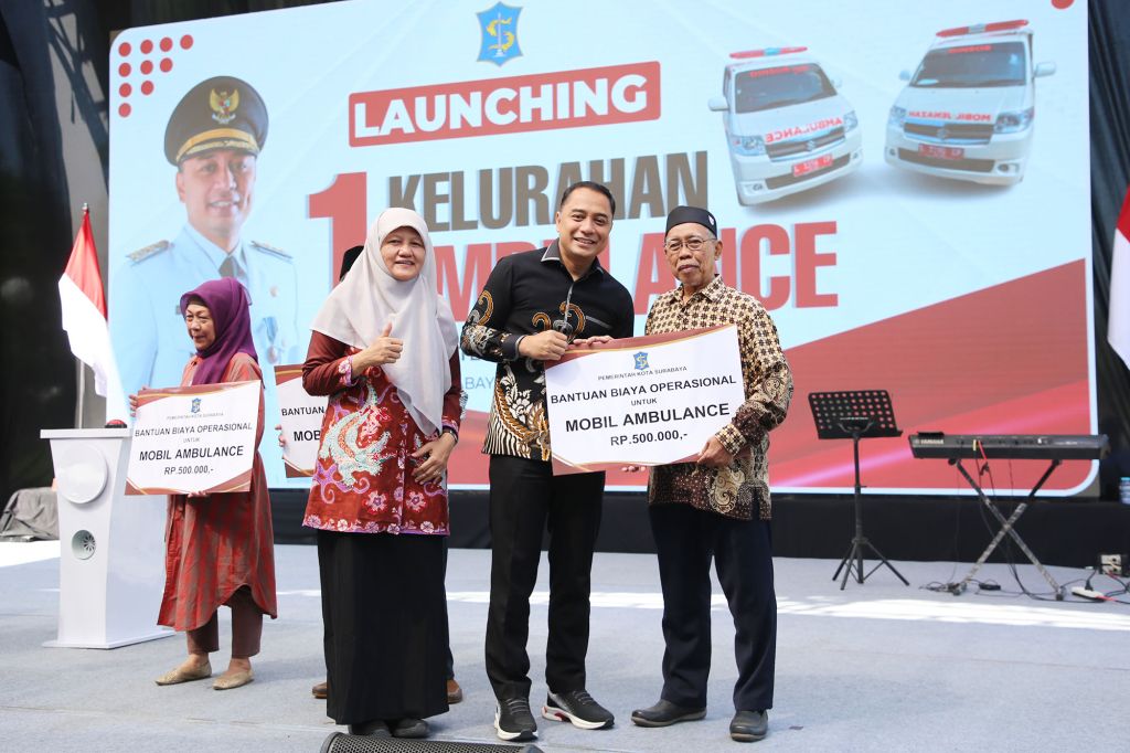 Resmikan 1 Kelurahan 1 Ambulans, Eri Cahyadi: Jangan Sampai Warga Tak Tertolong