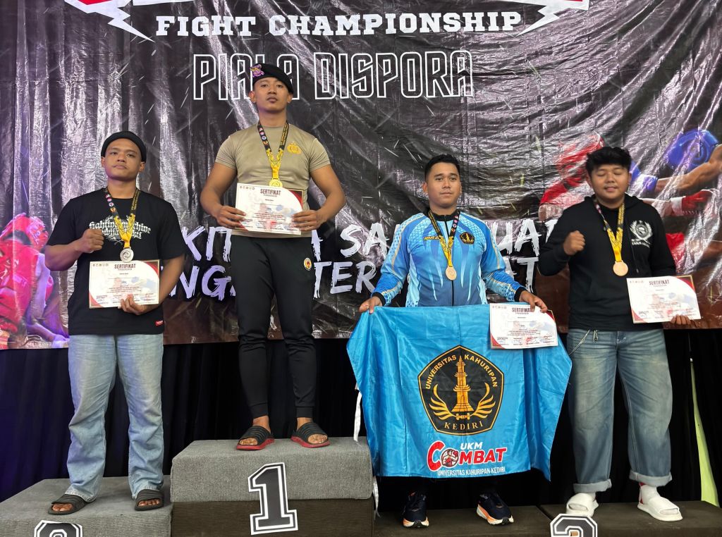 Personel SatSamapta Polres Lamongan Raih Juara 1 Wushu Piala Dispora se-Jatim