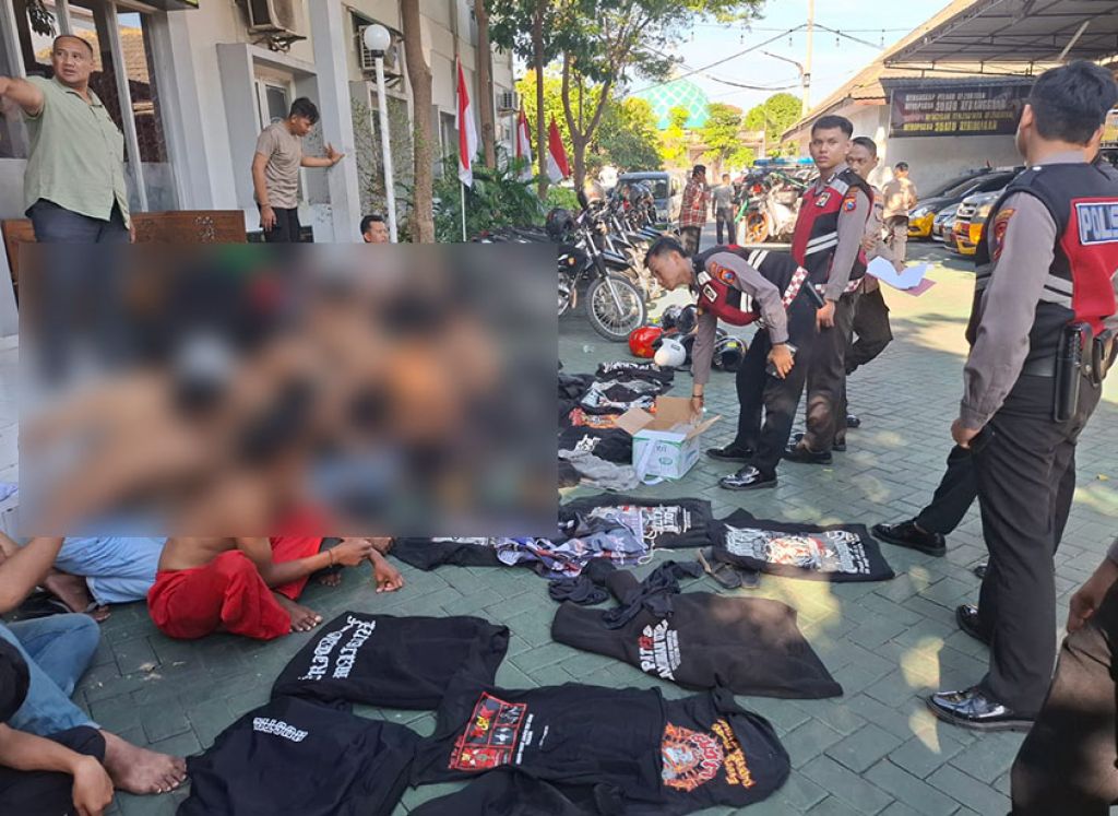 Pesilat Konvoi Siang Bolong yang Diamankan Polisi Surabaya Jadi 23 Orang