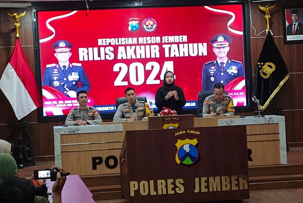 Kasus Narkoba 2024 di Jember Naik 54,44 Persen, Ini Penjelasan Kapolres