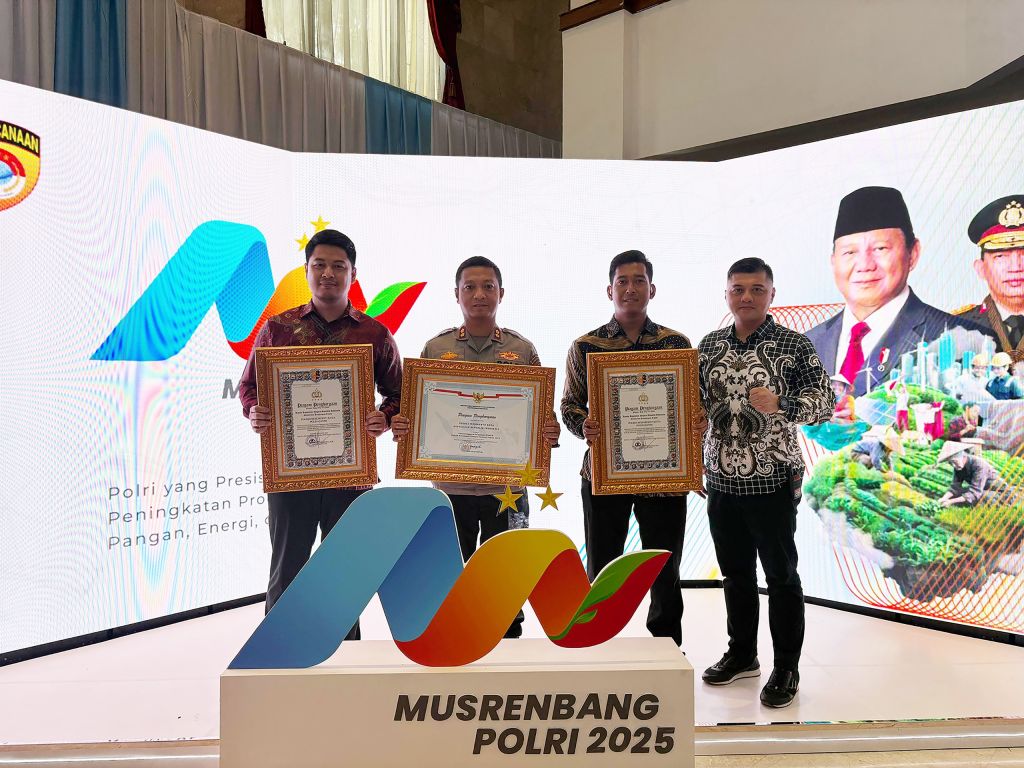 Polres Mojokerto Kota Raih 3 Penghargaan dari Kapolri dan Menteri PANRB