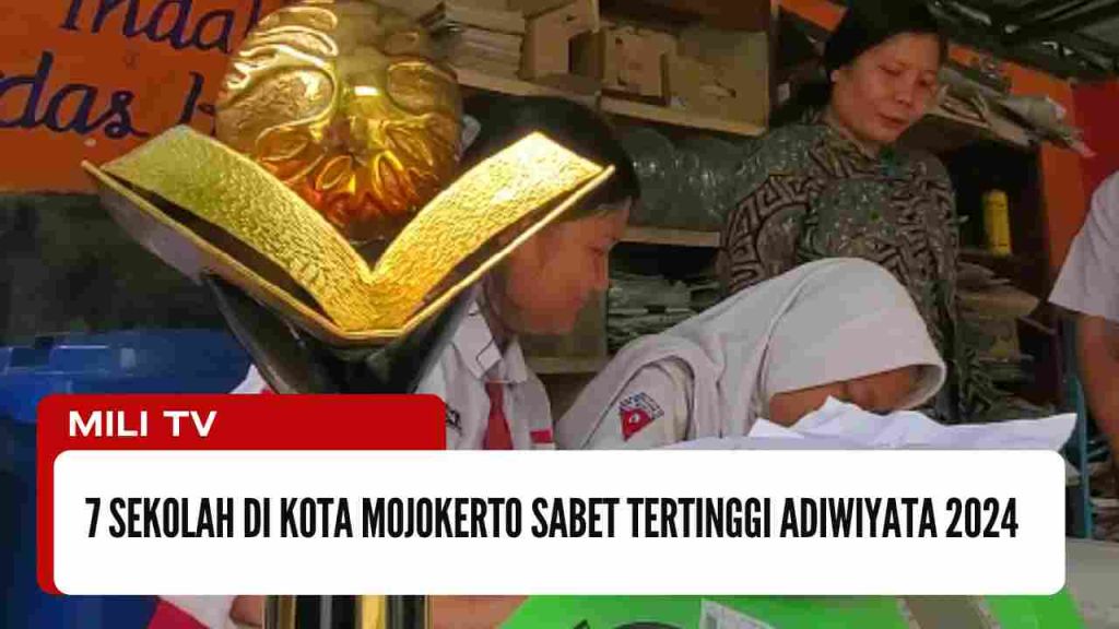 7 Sekolah di Kota Mojokerto Sabet Penghargaan Tertinggi Adiwiyata 2024