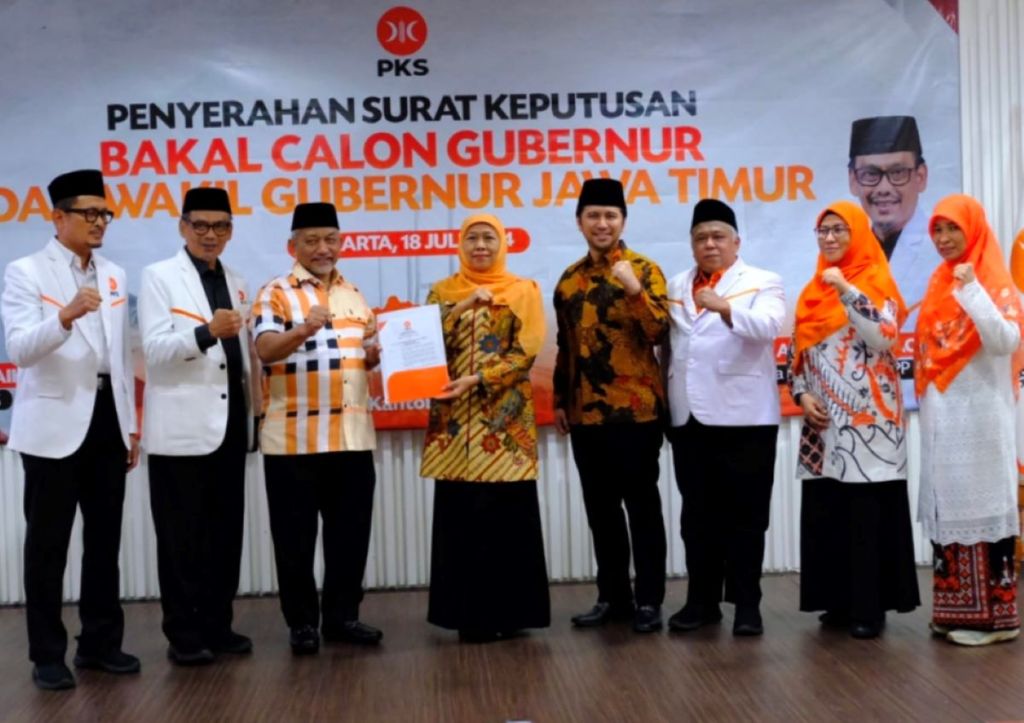 Kini Giliran PKS Beri Rekom ke Khofifah-Emil Bertarung di Pilgub Jatim 2024