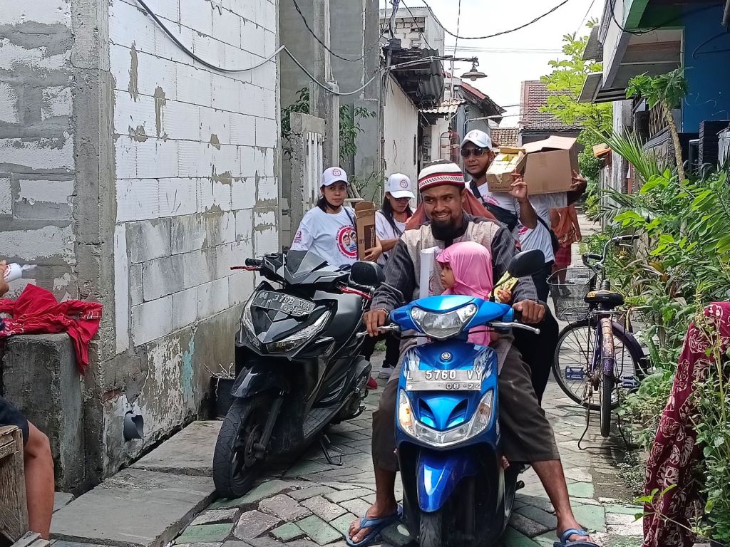 Relawan GSP Jatim Blusukan Kampung Sapa Warga Surabaya