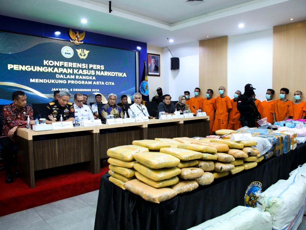Jelang Akhir Tahun, BNN RI Ungkap 15 Kasus Peredaran Narkoban di Tanah Air