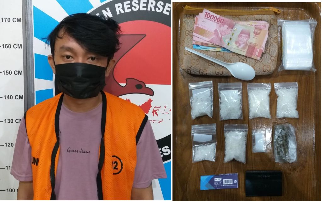 Polisi Surabaya Sergap Tempat Kos Pengedar Narkoba Antarkota