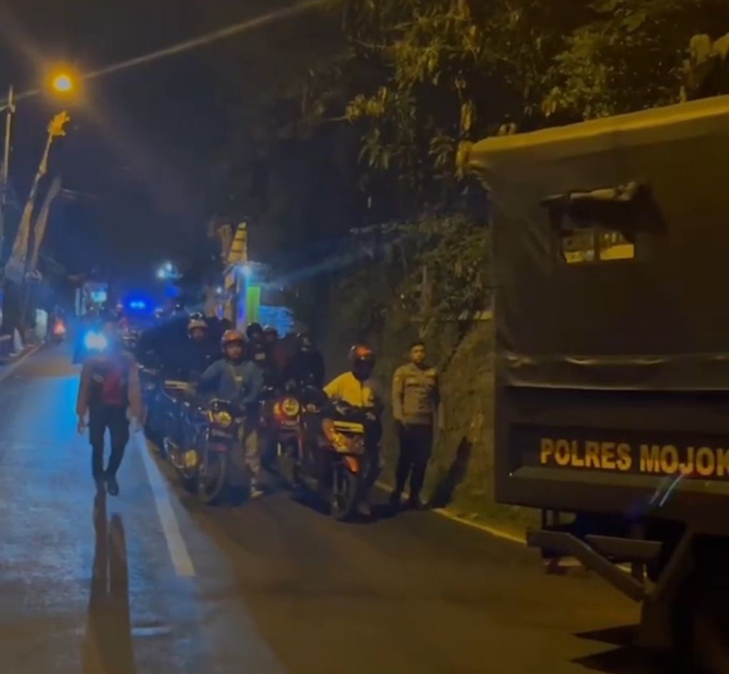 Pesta Miras, 161 Pemuda Diduga Anggota Gangster Ditangkap di Mojokerto
