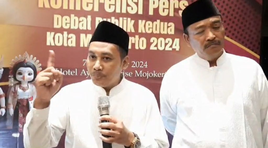 Mikrofon Mati Saat Debat, Paslon Jamin Protes ke KPU Kota Mojokerto