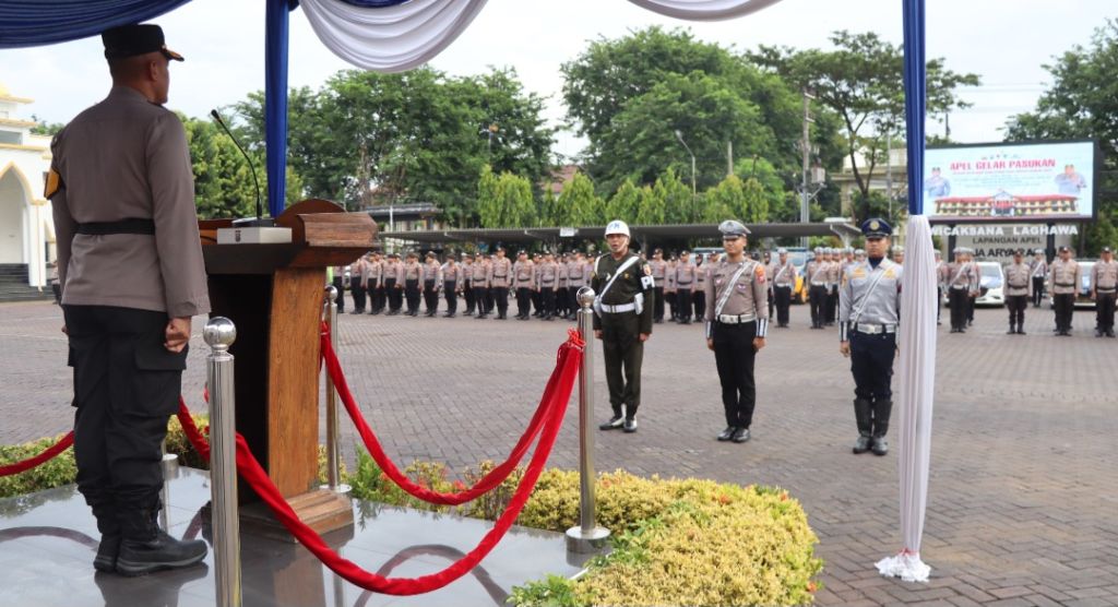 Polres Pasuruan Gelar Apel Operasi Keselamatan Semeru 2025, Ini Sasarannya
