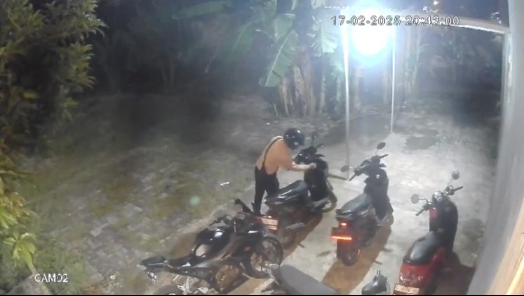 Bandit Beraksi di Kota Mojokerto, Sasar Motor Pengunjung Kafe