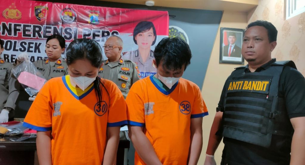 Pasangan Kumpul Kebo di Surabaya Nekat Curi Motor