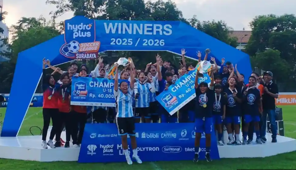 Tigers FA dan Arema FC Women Kuasai HYDROPLUS Soccer League Surabaya, Siap Wakili Jatim di Putaran Nasional
