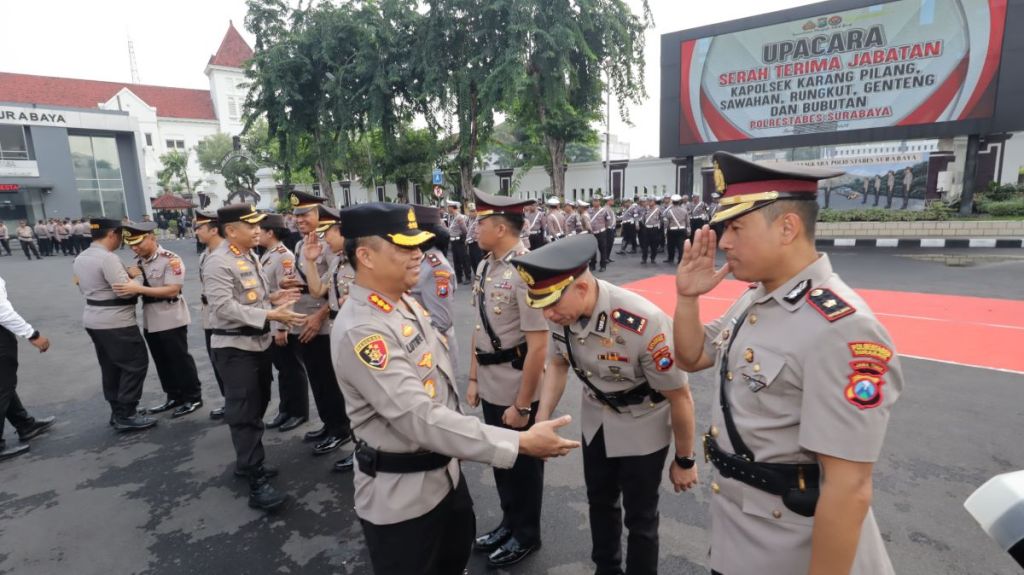 Hari Ini, Sertijab Kapolsek Jajaran Polrestabes Surabaya