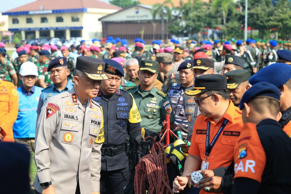 Hadapi Musim Penghujan, Forkopimda Jatim Gelar Apel Siaga Bencana Hidrometeorologi