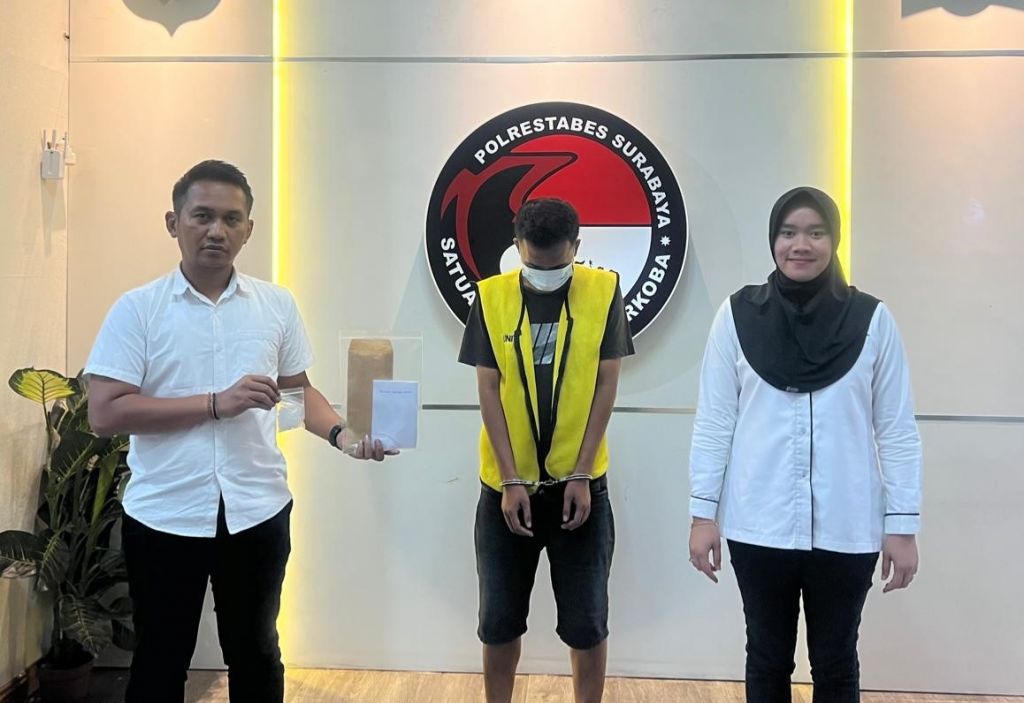 Pria Surabaya Nekat Simpan Sabu di Celana Dalam, Kejelian Polisi Bikin Dia Tertunduk