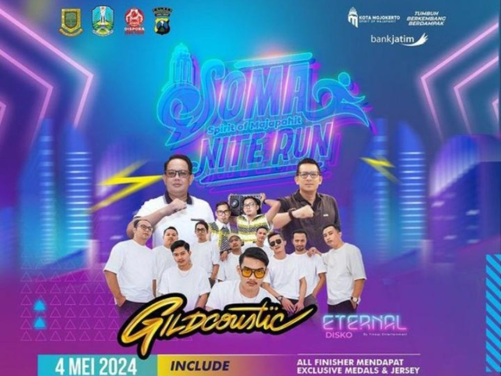 Menelusuri Jejak Sejarah Kota Mojokerto dalam SOMA Nite Run