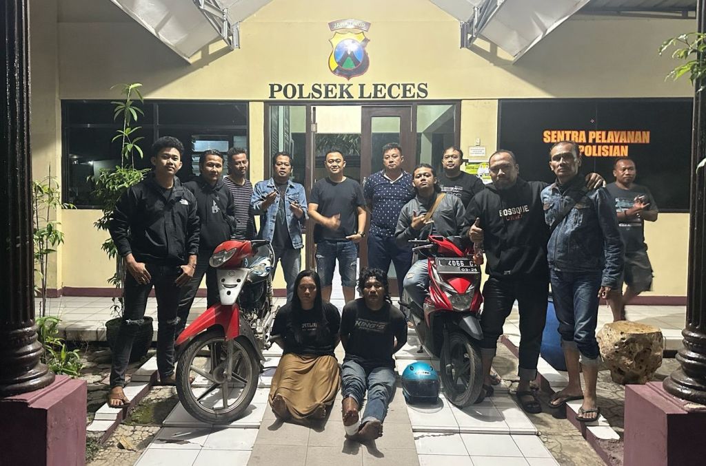 Suami Istri Pencuri Motor di Probolinggo Diringkus Usai Aksinya Terekam CCTV