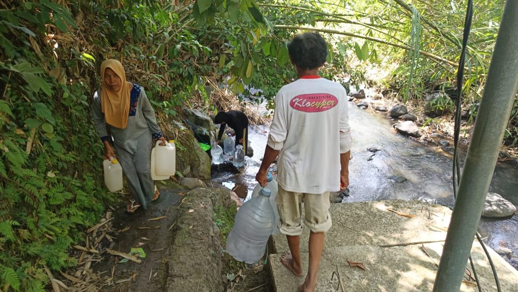 Sumber Mata Air Srono Banyuwangi Tak Pernah Kering Meski Kemarau Mendera