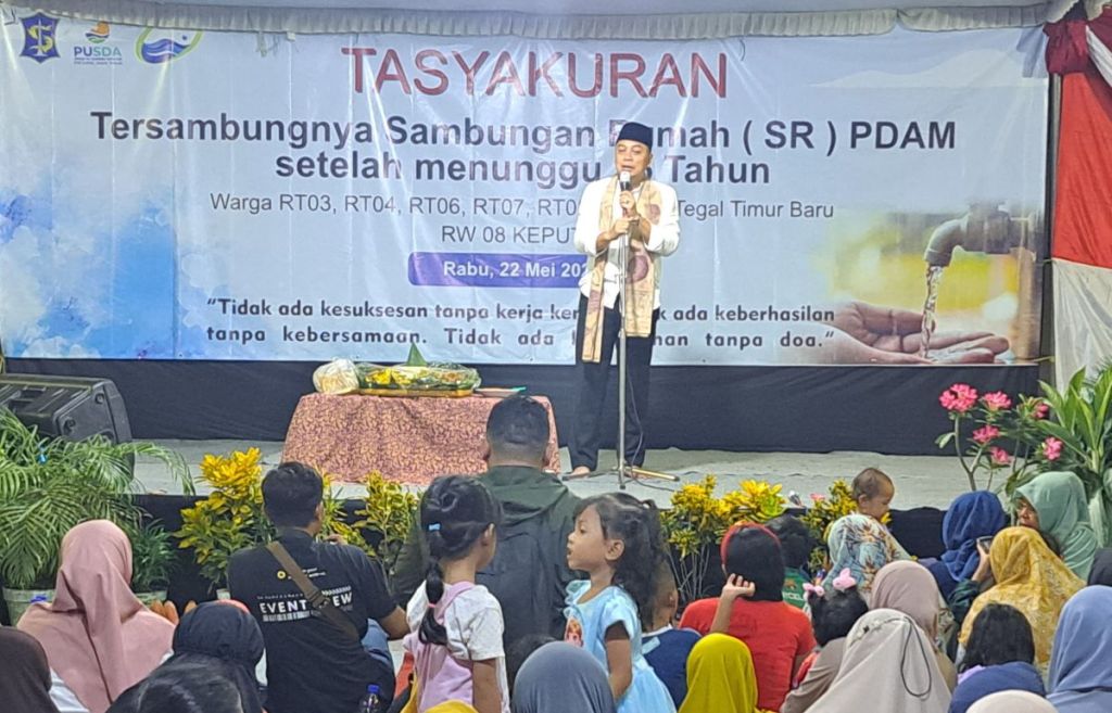 Wali Kota Surabaya Syukuran Bareng Warga Keputih Tegal Timur Baru