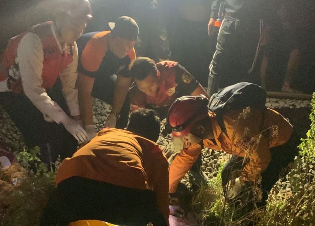 Kakek Bojonegoro Tewas Terserempet KA Pasundan di Surabaya