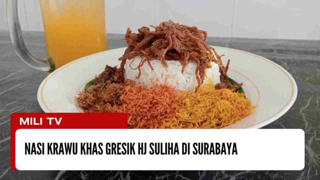 Menikmati Nasi Krawu Khas Gresik Hj Suliha di Surabaya