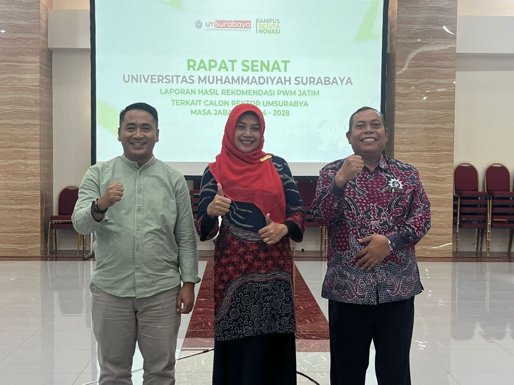 Senat UM Surabaya Kirimkan 3 Nama Calon Rektor ke Pengurus Pusat Muhammadiyah