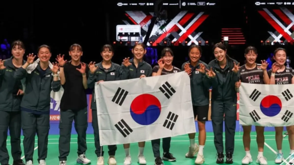 Tumbangkan Raksasa Tiongkok, Tim Putri Korea Selatan Segel Gelar Juara Uber Cup 2026