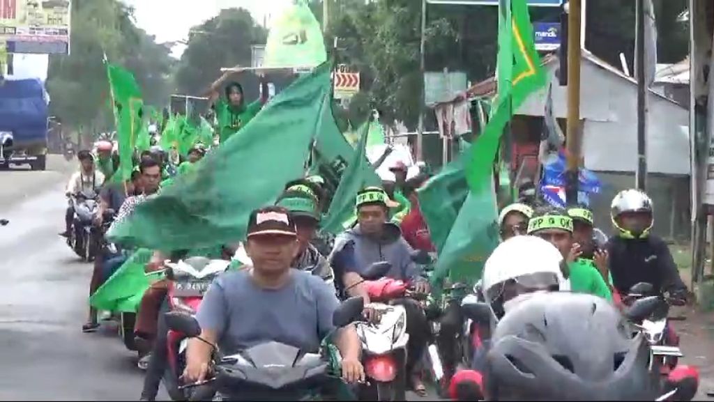 Ribuan Kader PPP Situbondo Konvoi Damai