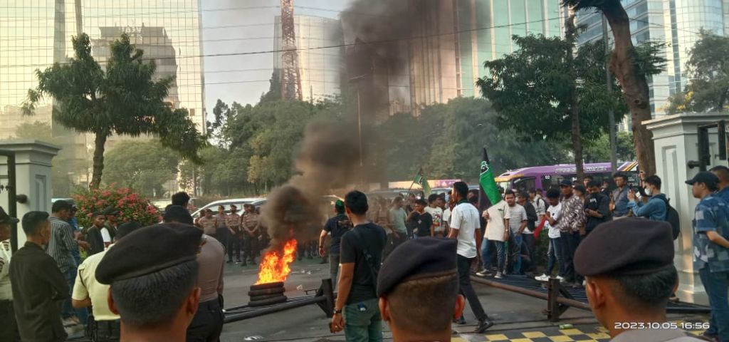 Oknum Kader HMI Diduga Terlibat Demo di Kementerian Investasi