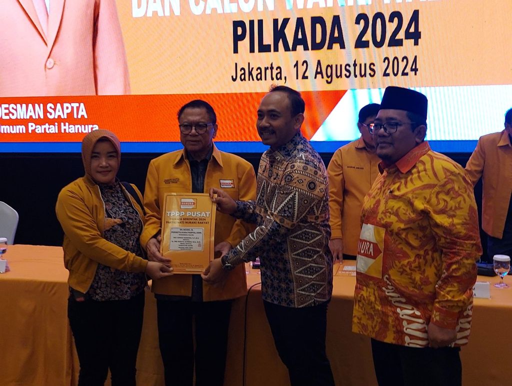 Partai Hanura Beri Rekom untuk Ony-Rianto di Pilkada Ngawi 2024