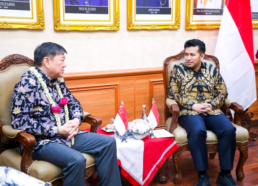 Wagub Jatim Emil dan Dubes Singapura Bahas Kerjasama Bidang Teknologi