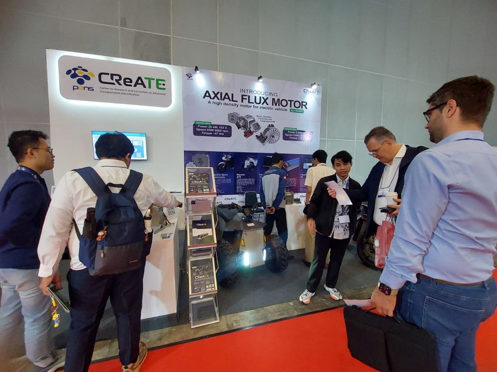 Perusahaan Taiwan Kepincut Motor Axial Flux Bikinan PENS di INAPA 2025