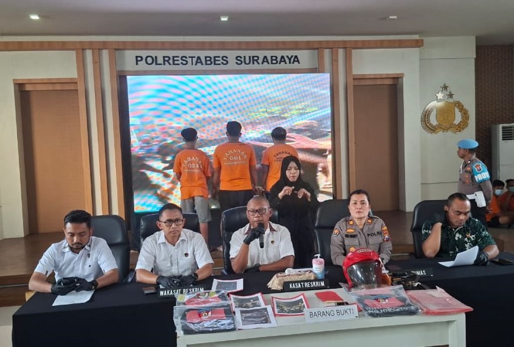 4 Pemuda asal Sidoarjo dan Mojokerto Menyusup ke Ultah Persebaya, Lalu Keroyok Orang