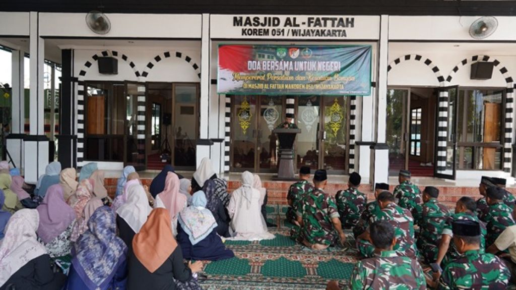 Dalam Upaya Pemulihan Keamanan, Korem 051/Wkt Gelar Maulid Nabi dan Doa Untuk Negeri