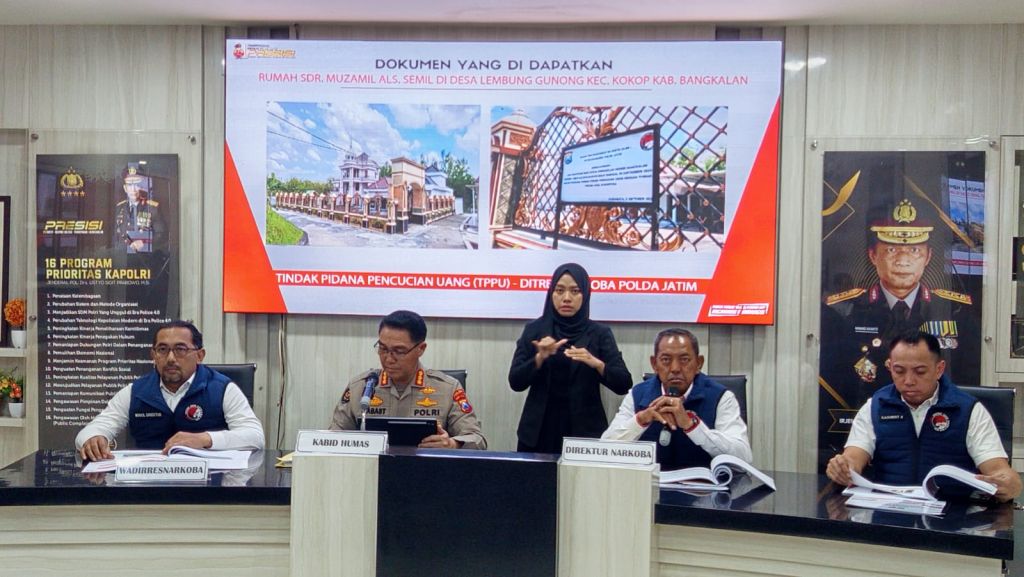 4 Kasus TPPU Narkoba Diungkap Polda Jatim: Amankan 2.248 Tersangka, Sita Rp30,1 M