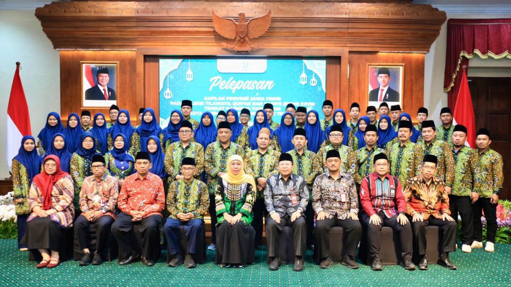 Khofifah Lepas Kafilah Jatim STQH Nasional XXVIII, Optimis Raih Kembali Juara Umum