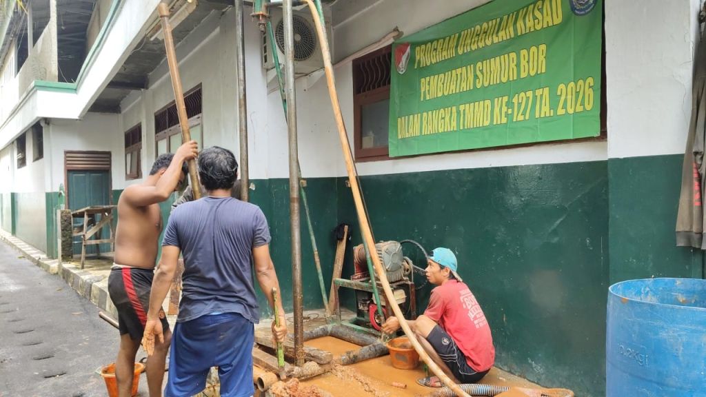 H+12 TMMD 2026, Akses Air Bersih Sekolah Kian Dekat Terwujud