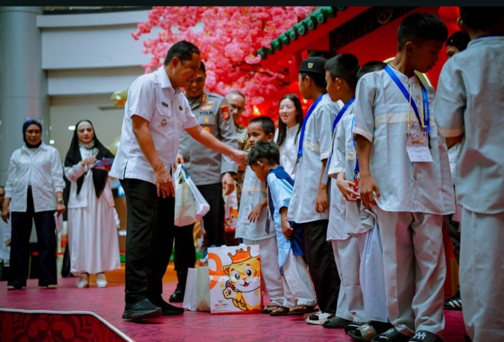 Rayakan HUT ke-4, IJTI Depok Berbagai Kebahagian Bersana 100 Anak Yatim