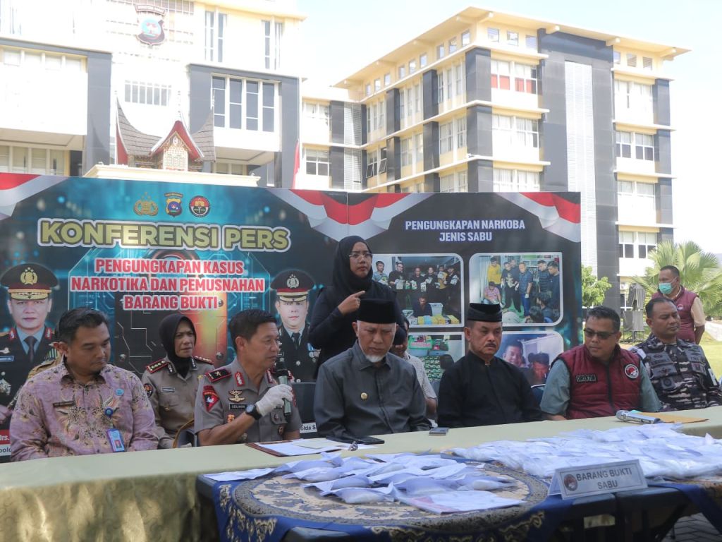 Sumbar Intensif Perangi Narkoba, Gubernur Mahyeldi Tegaskan Ancaman Produksi Lokal