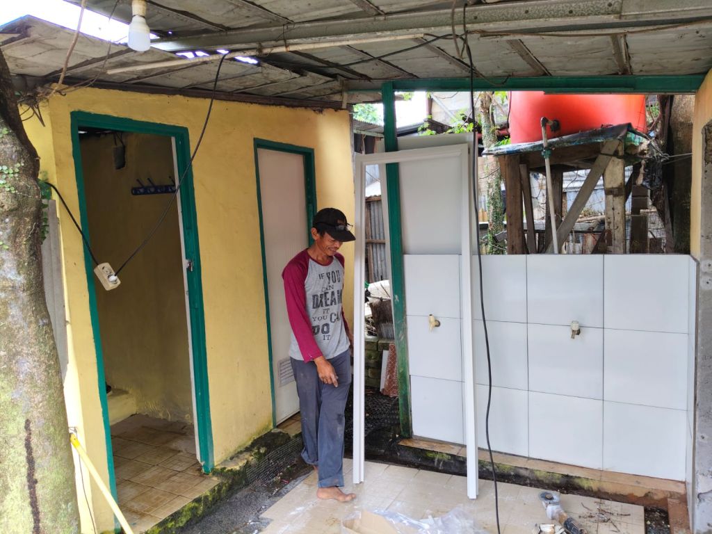 Rehab MCK Program TMMD Depok Capai Progres 30 Persen