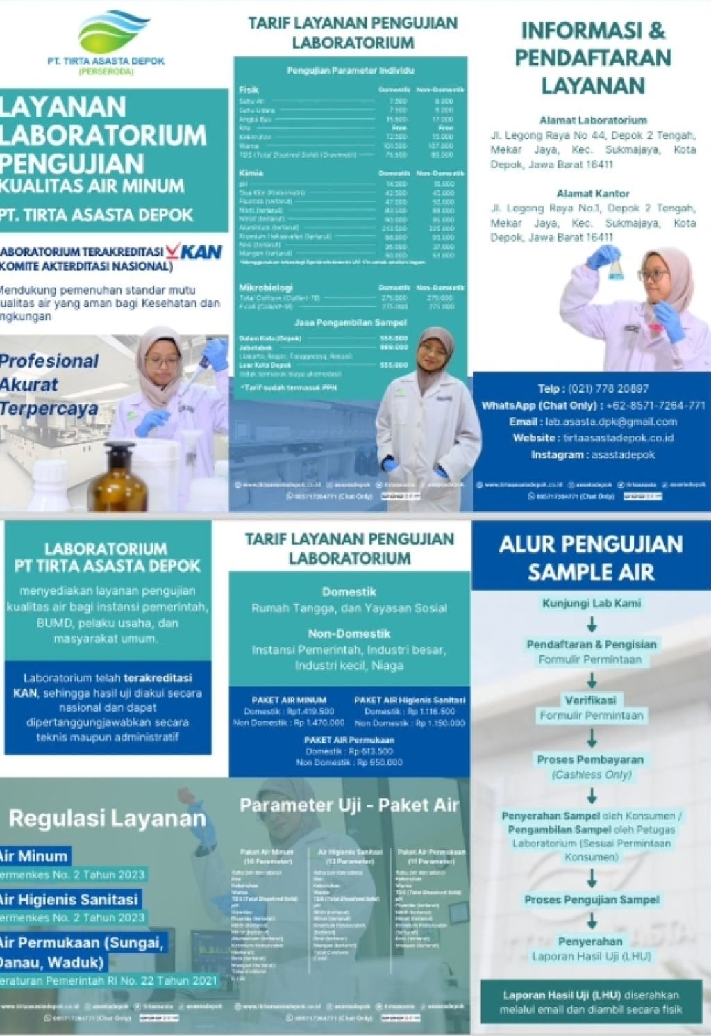 Tirta Asasta Depok Hadirkan Laboratorium Uji Kualitas Air, Warga Bisa Cek Air Layak Konsumsi atau Tidak